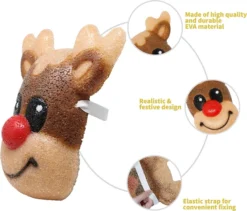 2pcs Porch Light Cover Reindeer Christmas Decorations 11 2pcs Porch Light Cover Reindeer Christmas Decorations -Christmas Favors Shop 2 Pack Christmas Reindeer Porch Light Cover 4 result 600x513 1