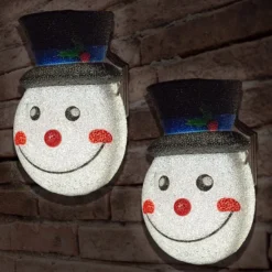 2pcs Snowman Christmas Porch Light Cover