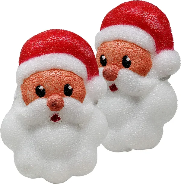 2pcs Christmas Santa Porch Light Cover 4 2pcs Christmas Santa Porch Light Cover - Image 2