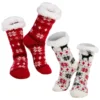2pcs Women's Red Soft Fuzzy Slipper Socks -Christmas Favors Shop 2 Piece Womens Fleece Lining Fuzzy Soft Slipper Socks 1 result scaled 600x600 1