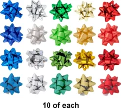 120pcs Christmas Ribbons And Bows Decoration 11 120pcs Christmas Ribbons And Bows Decoration -Christmas Favors Shop 2 inch Christmas Gift Bows 120 Pcs 4 result 600x538 1