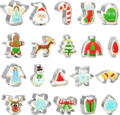 20pcs Christmas Cookie Cutter Set