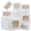 20pcs Christmas Cookie Bakery Boxes Set -Christmas Favors Shop 20Pcs White Cookie Boxes With Window assorted Sizes 1 result 600x600 1