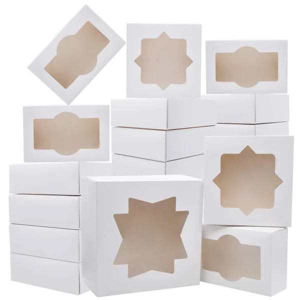 20pcs Christmas Cookie Bakery Boxes Set 3 20pcs Christmas Cookie Bakery Boxes Set
