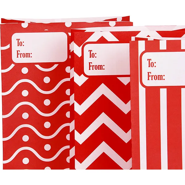 21pcs Christmas Red And White Treat Bags 5 21pcs Christmas Red And White Treat Bags - Image 3