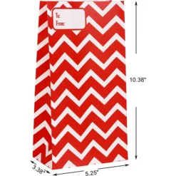 21pcs Christmas Red And White Treat Bags 13 21pcs Christmas Red And White Treat Bags -Christmas Favors Shop 21Pcs Red amp White Treat Bags 10in 5 1