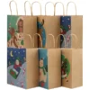 24pcs Christmas Kraft Paper Gift Bags 1 24pcs Christmas Kraft Paper Gift Bags -Christmas Favors Shop 24 Pcs Kraft Bags 6 Designs 1 result scaled 600x600 1