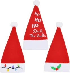 24pcs Silverware Holders Santa Hat Decorations -Christmas Favors Shop 24 Piece Christmas Santa Hats Silverware 6 result 600x624 1