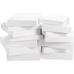 24pcs White Christmas Shirt Boxces With Lids 11 24pcs White Christmas Shirt Boxces With Lids -Christmas Favors Shop 24Pcs 3 Mixed Sized Gift Boxes 1