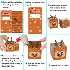24Pcs 3D Cookie Boxes -Christmas Favors Shop 24Pcs 3D Cookie Boxes 5 result 600x600 1