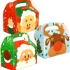 34pcs 3D Cardboard Christmas Treat Boxes -Christmas Favors Shop 24Pcs 3d Christmas House Cardboard Treat Boxes 2 600x624 1