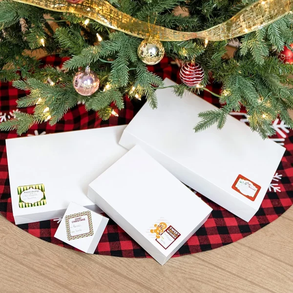 24pcs Assorted White Paper Christmas Shirt Gift Box Set 3 24pcs Assorted White Paper Christmas Shirt Gift Box Set