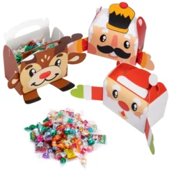 24pcs 3D Cardboard Christmas Cookie Gift Box 11 24pcs 3D Cardboard Christmas Cookie Gift Box -Christmas Favors Shop 24Pcs Christmas 3D Cookie Box 3 result 600x600 1