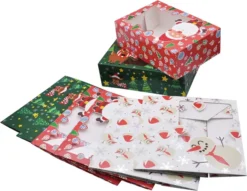 24pcs Christmas Foil Treats Cookie Box Gift -Christmas Favors Shop 24Pcs Christmas Characters Foil Cookie Box with Window 8.75in 4 result 600x463 1