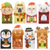 24pcs Christmas Die-Cut Flip Over Paper Treat Bags 1 24pcs Christmas Die-Cut Flip Over Paper Treat Bags -Christmas Favors Shop 24Pcs Christmas Die Cut Flip Over Gift Treat Paper Bags for Holiday Party Treats 1 result 600x600 1