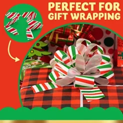 24pcs Gift Wrapping Christmas Pull Bows 4.7in 13 24pcs Gift Wrapping Christmas Pull Bows 4.7in -Christmas Favors Shop 24Pcs Christmas Gift Wrap Ribbon 2