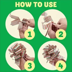 24pcs Gift Wrapping Christmas Pull Bows 4.7in 12 24pcs Gift Wrapping Christmas Pull Bows 4.7in -Christmas Favors Shop 24Pcs Christmas Gift Wrap Ribbon 6