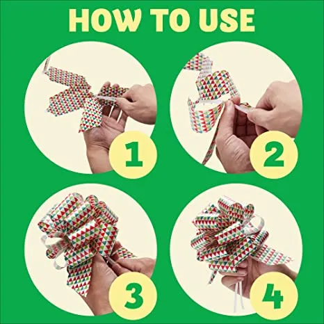 24pcs Gift Wrapping Christmas Pull Bows 4.7in 7 24pcs Gift Wrapping Christmas Pull Bows 4.7in - Image 5