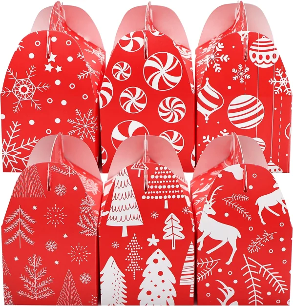 24pcs 3D Cardboard Christmas Gift Wrap Box 6 24pcs 3D Cardboard Christmas Gift Wrap Box - Image 4