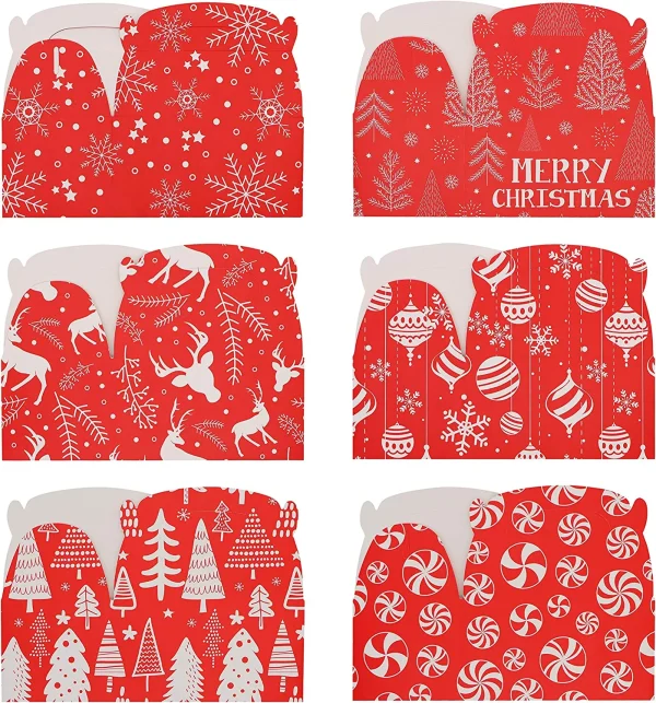 24pcs 3D Cardboard Christmas Gift Wrap Box 7 24pcs 3D Cardboard Christmas Gift Wrap Box - Image 5