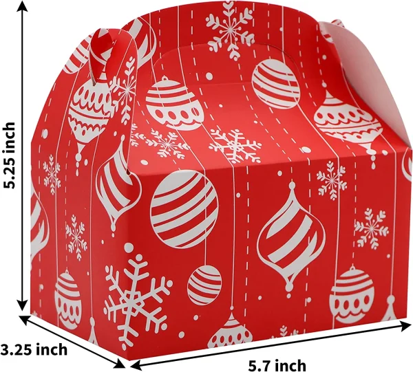 24pcs 3D Cardboard Christmas Gift Wrap Box 8 24pcs 3D Cardboard Christmas Gift Wrap Box - Image 6