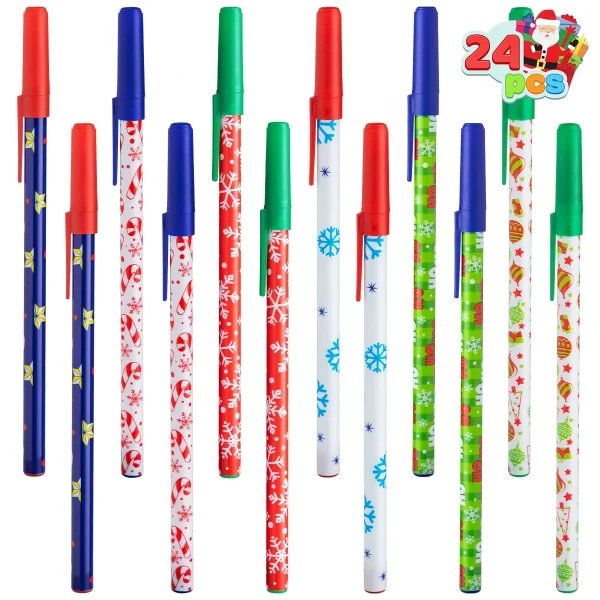 24pcs Ballpoint Christmas Pens 4 24pcs Ballpoint Christmas Pens - Image 2