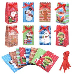 24pcs Christmas Treat Bags With Large Sticking Tag 10 24pcs Christmas Treat Bags With Large Sticking Tag -Christmas Favors Shop 24Pcs Christmas Treat Bags with Large Sticking Tag 3 result 600x600 1