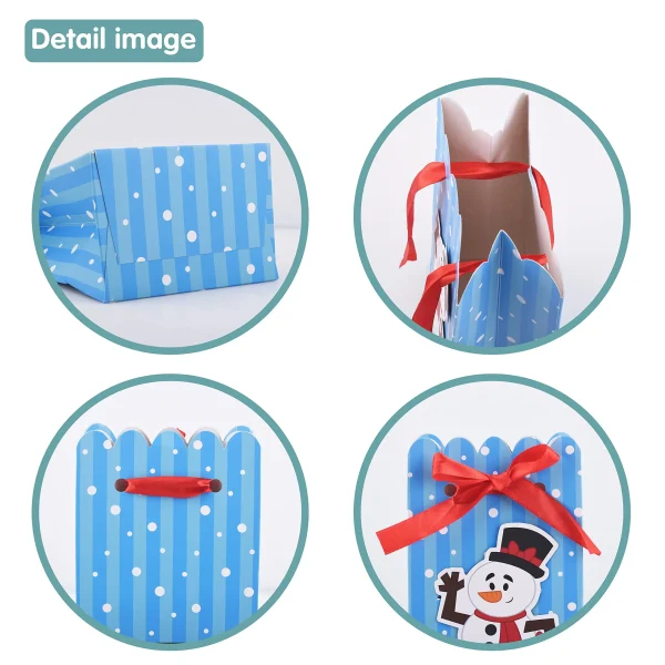 24pcs Christmas Treat Bags With Large Sticking Tag 8 24pcs Christmas Treat Bags With Large Sticking Tag - Image 6