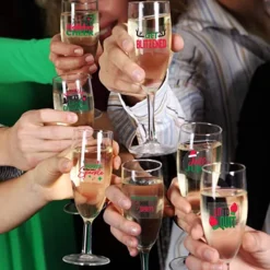 24pcs Christmas Wine Glass Markers 13 24pcs Christmas Wine Glass Markers -Christmas Favors Shop 24Pcs Glass Drink Marker 2