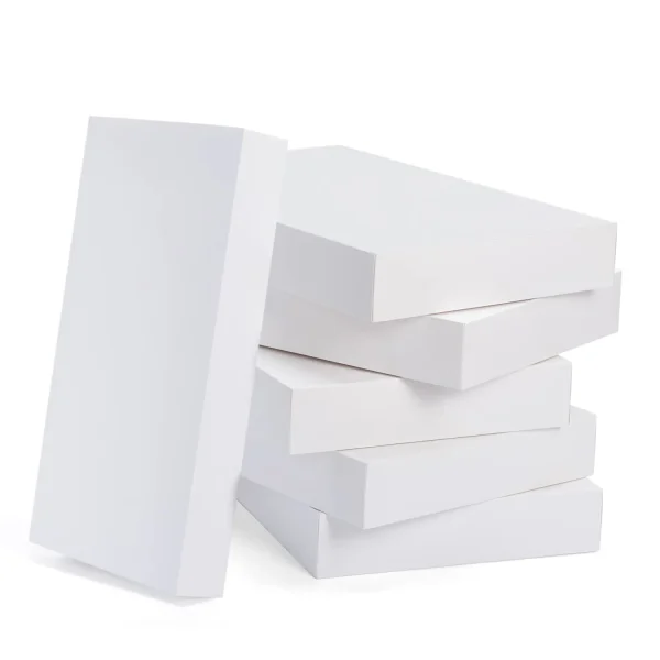 24pcs Christmas Paper Plain White Shirt Boxes 3 24pcs Christmas Paper Plain White Shirt Boxes