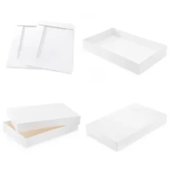 24pcs Christmas Paper Plain White Shirt Boxes 13 24pcs Christmas Paper Plain White Shirt Boxes -Christmas Favors Shop 24Pcs Large Gift Box 6 result 600x600 1