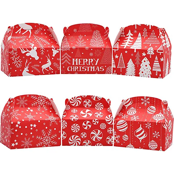 24pcs 3D Cardboard Christmas Gift Wrap Box 5 24pcs 3D Cardboard Christmas Gift Wrap Box - Image 3