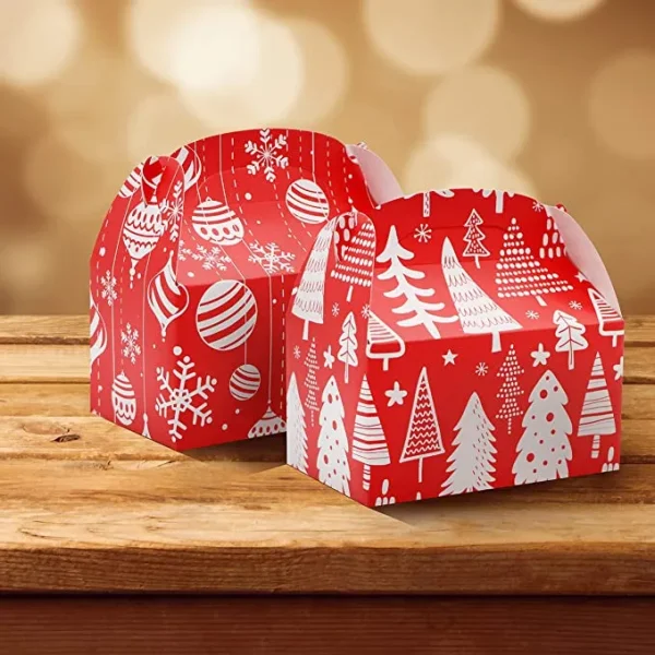 24pcs 3D Cardboard Christmas Gift Wrap Box 4 24pcs 3D Cardboard Christmas Gift Wrap Box - Image 2