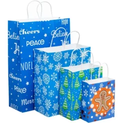 24pcs Assorted Christmas Gift Bags Bulk -Christmas Favors Shop 24pcs Assorted Christmas Gift Bags Bulk 2