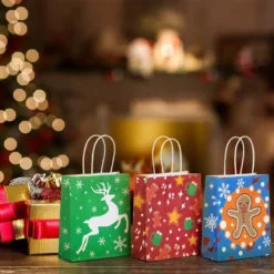24pcs Assorted Christmas Gift Bags Bulk -Christmas Favors Shop 24pcs Assorted Christmas Gift Bags Bulk 4 600x600 1