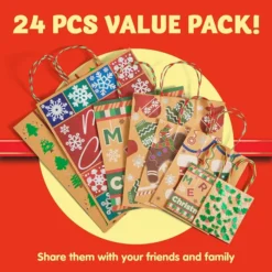 24pcs Christmas Foil Gift Bags Assorted Sizes 12 24pcs Christmas Foil Gift Bags Assorted Sizes -Christmas Favors Shop 24pcs Christmas Foil Gift Bags Assorted Sizes 5 结果 600x600 1