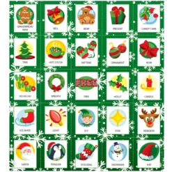 28pcs Christmas Bingo Cards For Kids -Christmas Favors Shop 28Pcs Christmas Bingo Cards for Kids 2 result 600x600 1