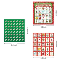 24pcs Christmas Bingo Cards For Kids 13 24pcs Christmas Bingo Cards For Kids -Christmas Favors Shop 28Pcs Christmas Bingo Red 4 result 600x600 1