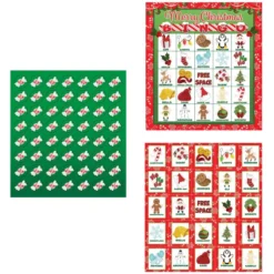 24pcs Christmas Bingo Cards For Kids