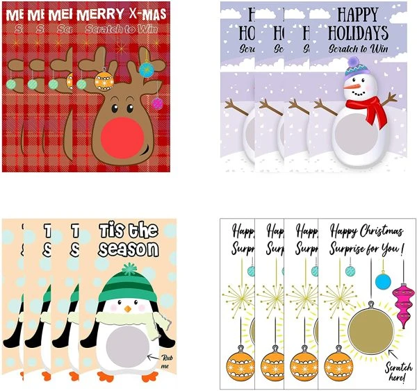 36pcs Christmas Scratch Off Cards 3 36pcs Christmas Scratch Off Cards