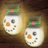 2pcs Christmas Snowman Porch Light Cover -Christmas Favors Shop 2Pcs Christmas Cute Snowman Porch Light Cover 3 600x600 1