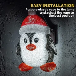 2pcs Penguin Porch Light Cover -Christmas Favors Shop 2Pcs Christmas Penguin Light Cover 4 600x600 1