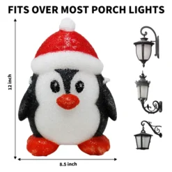 2pcs Penguin Porch Light Cover -Christmas Favors Shop 2Pcs Christmas Penguin Light Cover 4 result 600x600 1