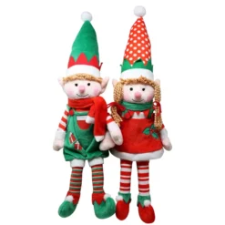 2pcs Soft Christmas Elf Plush Toy 12in -Christmas Favors Shop 2Pcs Elf Plush Christmas Stuffed Toys 3 result 600x600 1