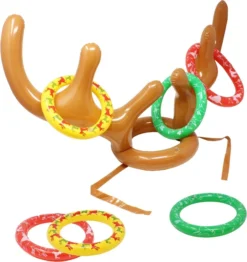 2pcs Christmas Reindeer Inflatable Antler Toss Game 9 2pcs Christmas Reindeer Inflatable Antler Toss Game -Christmas Favors Shop 2Pcs Inflatable Reindeer Toss Game 16.5in 3 result 600x636 1