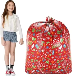 2pcs Christmas Jumbo Gift Bags 11 2pcs Christmas Jumbo Gift Bags -Christmas Favors Shop 2Pcs Jumbo Gift Bags 3 600x633 1