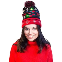 2pcs LED Light Up Christmas Knitted Beanies 7 2pcs LED Light Up Christmas Knitted Beanies -Christmas Favors Shop 2pcs LED Light Up Christmas Knitted Beanies1 结果 600x600 1