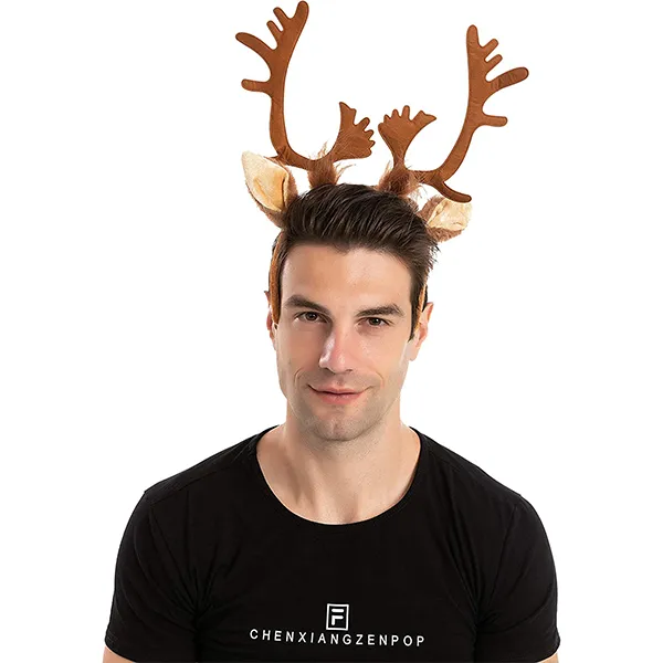 2pcs Reindeer Antler Headbands 6 2pcs Reindeer Antler Headbands - Image 4