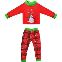 Christmas Favors Shop 5 Christmas Favors Shop -Christmas Favors Shop 2pcs Snowman and Santa Ugly Sweater for Elf Doll 1