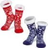2pcs Womens Christmas Fleece Soft Slipper Socks -Christmas Favors Shop 2pcs Womens Christmas Fleece Soft Slipper Socks 5 600x608 1
